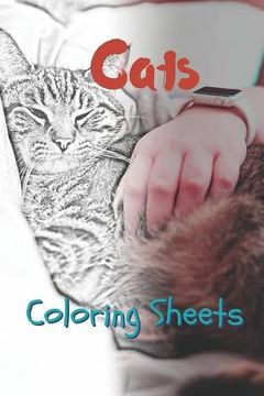 portada Cat Coloring Sheets: 30 Cat Drawings, Coloring Sheets Adults Relaxation, Coloring Book for Kids, for Girls, Volume 5