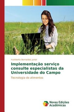 portada Implementação serviço consulte especialistas da Universidade do Campo (in Portuguese)