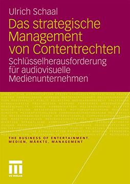 portada Das Strategische Management von Contentrechten: Schlüsselherausforderung für Audiovisuelle Medienunternehmen (in German)