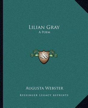 portada lilian gray: a poem (en Inglés)