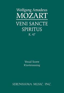 portada Veni Sancte Spiritus, K.47: Vocal score