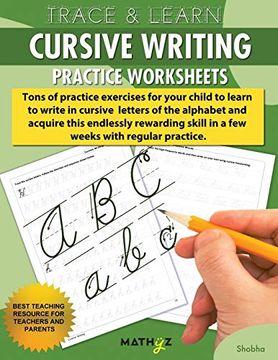 portada Trace & Learn - Cursive Writing: Practice Worksheets (en Inglés)