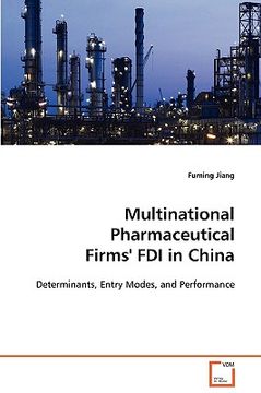 portada multinational pharmaceutical firms' fdi in china (en Inglés)