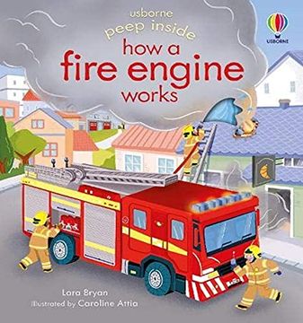 portada How a Fire Engine Works (Peep Inside) (en Inglés)