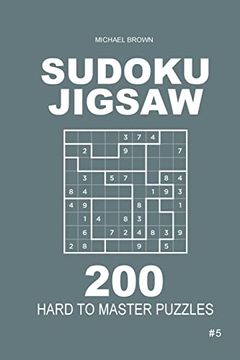 portada Sudoku Jigsaw - 200 Hard to Master Puzzles 9x9 (Volume 5) 
