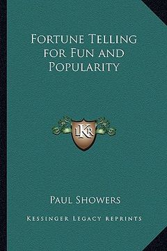 portada fortune telling for fun and popularity (en Inglés)