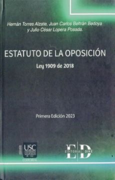 portada Estatuto de la Oposicion (in Spanish)