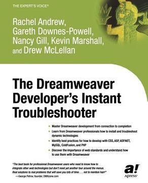 portada the dreamweaver developer's instant troubleshooter (en Inglés)