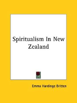 portada spiritualism in new zealand (en Inglés)
