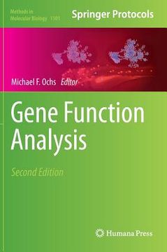 portada Gene Function Analysis (in English)