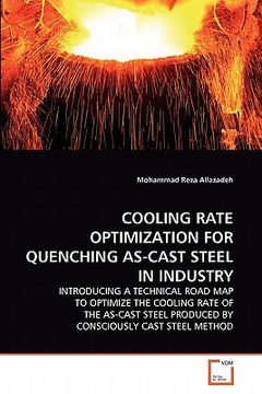 portada cooling rate optimization for quenching as-cast steel in industry (en Inglés)
