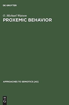 portada Proxemic Behavior (Approaches to Semiotics [As]) (en Inglés)