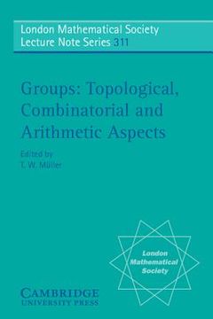 portada groups: topological, combinatorial and arithmetic aspects (en Inglés)