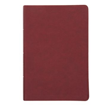 portada Nasb Giant Print Reference Bible, Burgundy Leathertouch, Indexed, red Letter, Presentation Page, Cross-References, Full-Color Maps, Easy-To-Read Bible Karmina Type (en Inglés)