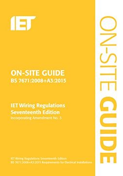 portada On-Site Guide (bs 7671: 2008+A3: 2015) (Electrical Regulations) (en Inglés)