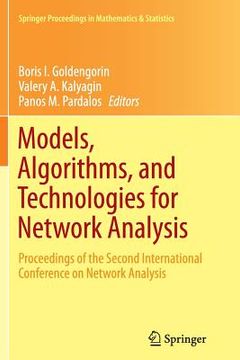portada Models, Algorithms, and Technologies for Network Analysis: Proceedings of the Second International Conference on Network Analysis (in English)