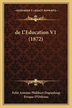 portada de L'Education V1 (1872) (in French)