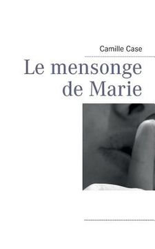 portada Le mensonge de Marie (en Francés)