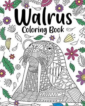 portada Walrus Mandala Coloring Book (en Inglés)