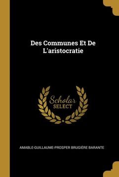 portada Des Communes et de L'aristocratie (in French)