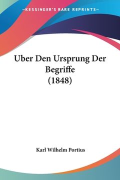 portada Uber Den Ursprung Der Begriffe (1848) (en Alemán)