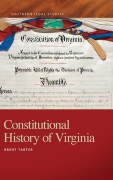 portada Constitutional History of Virginia (en Inglés)