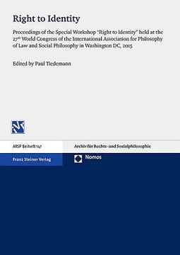 portada Right to Identity (en Inglés)