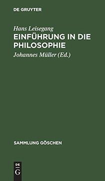 portada Einführung in die Philosophie (in German)