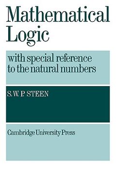 portada Mathematical Logic With Special Reference to the Natural Numbers (en Inglés)