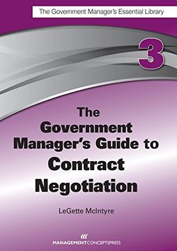 portada The Government Manager's Guide to Contract Negotiation (en Inglés)