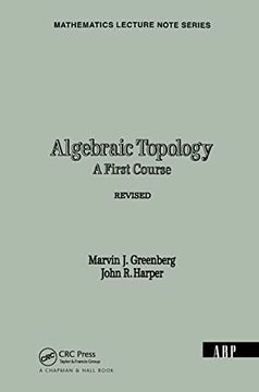 portada Algebraic Topology: A First Course (Mathematics Lecture Note Series) (en Inglés)