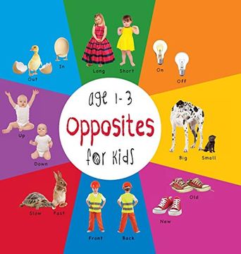 portada Opposites for Kids age 1-3 (Engage Early Readers: Children'S Learning Books) With Free (en Inglés)