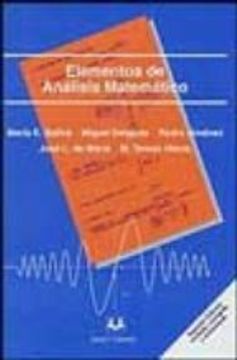 portada Elementos De Analisis Matematico (in Spanish)
