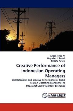 portada creative performance of indonesian operating managers (en Inglés)