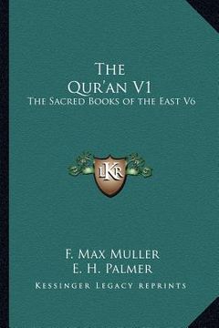portada the qur'an v1: the sacred books of the east v6 (en Inglés)
