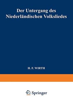 portada Der Untergang Des Niederländischen Volksliedes (en Alemán)
