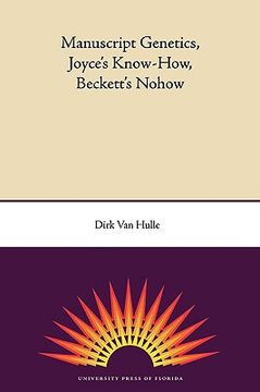 portada manuscript genetics, joyce's know-how, beckett's nohow (en Inglés)