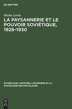 portada La Paysannerie et le Pouvoir Soviétique, 1928-1930 (en Francés)