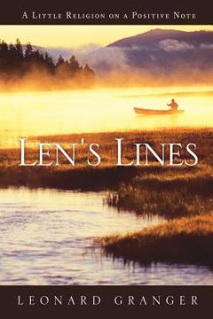 portada len's lines: a little religion on a positive note (in English)