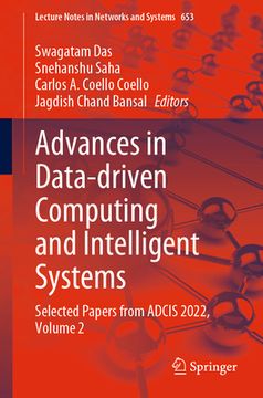 portada Advances in Data-Driven Computing and Intelligent Systems: Selected Papers from Adcis 2022, Volume 2 (en Inglés)