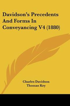 portada davidson's precedents and forms in conveyancing v4 (1880)
