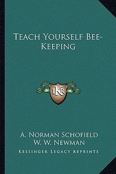 portada teach yourself bee-keeping (in English)
