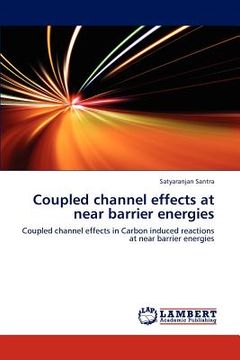 portada coupled channel effects at near barrier energies