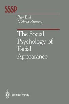 portada the social psychology of facial appearance (in English)