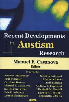 portada recent developments in autism research (en Inglés)