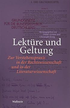 portada Lektüre und Geltung