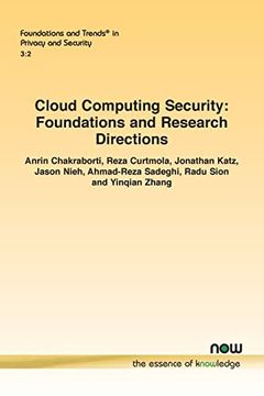 portada Cloud Computing Security: Foundations and Research Directions (Foundations and Trends(R) in Privacy and Security) (en Inglés)