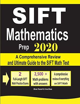 portada Sift Mathematics Prep 2020: A Comprehensive Review and Ultimate Guide to the Sift Math Test 