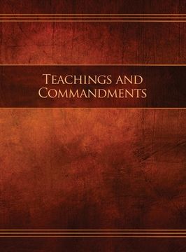 portada Teachings and Commandments, Book 1 - Teachings and Commandments: Restoration Edition Hardcover, 8.5 x 11 in. Large Print (en Inglés)
