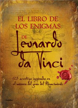 portada El Libro de los Enigmas de Leonardo da Vinci: 135 Acertijos Inspirados en el Universo del Genio del Renacimiento